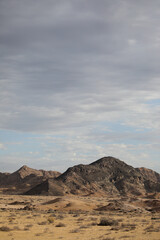 Fototapeta premium Light and textures playing with in the arid Richtersveld desert landscape