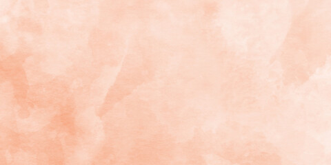 Abstract orange watercolor white background, soft illustration textured on wet white paper background, gradient texture and autumn or fall color in halloween or thanksgiving border design, 