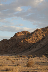 Light and textures playing with in the arid Richtersveld desert landscape