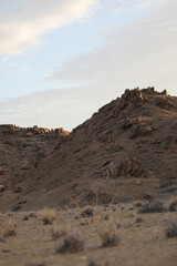 Light and textures playing with in the arid Richtersveld desert landscape