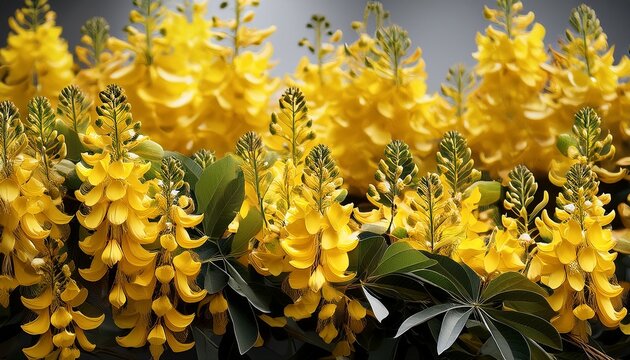 Rattlebox Crotalaria Retusa Yellow Flowers