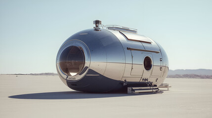 Obraz premium Chrome rural windmill house isolated on white background for agriculture energy and traditional architecture design