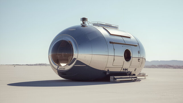 Chrome rural windmill house isolated on white background for agriculture energy and traditional architecture design - Powered by Adobe