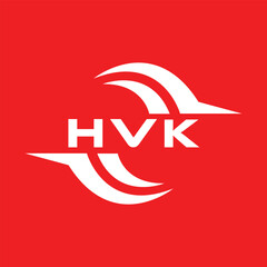HVK letter design. HVK letter technology logo design. HVK Monogram logo design for an entrepreneur and business