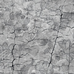 Cracked gray stone texture seamless pattern natural rough surface background detailed