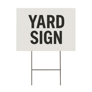 Durable Weatherproof Yard Signs for Outdoor Advertising and Promotion