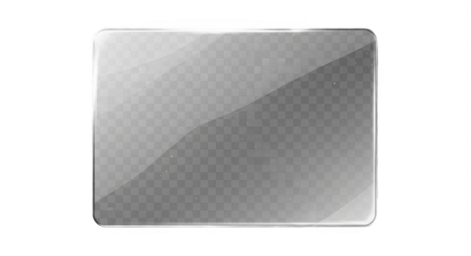 Abstract geometric pattern on a reflective surface