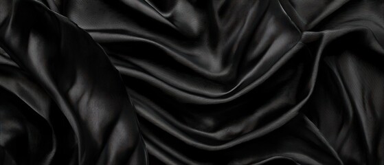 Fototapeta premium Minimalist black leaf background for organic, natural, and wellness-related visual content