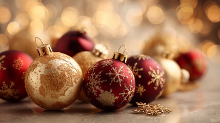 Radiant Red Christmas Ornament with Luxurious Gloss &ndash; Immersive Holiday Visual for Festive Branding and Digital Wellness Campaigns