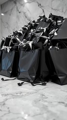 High-End Retail Display of Luxury Goods in a Modern Store