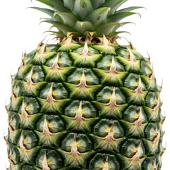 Fresh pineapple isolated on transparent background