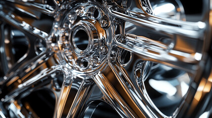 spinning wheel in motion