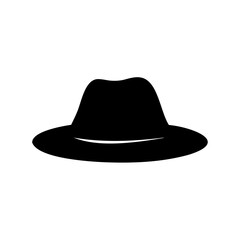 Classic black fedora hat, a symbol of mystery, style, and intrigue
