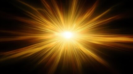 Black background with sun rays for mystical themes, great for branding, events, and powerful visuals