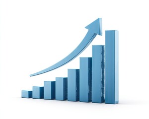 Growth graph illustration