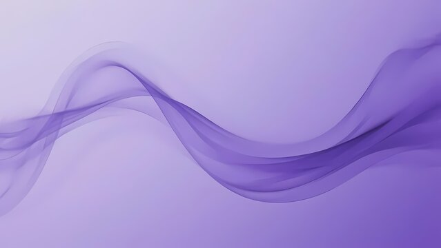 Abstract purple wave pattern with smooth flowing lines on a gradient background