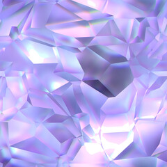 Abstract purple crystal faceted background texture