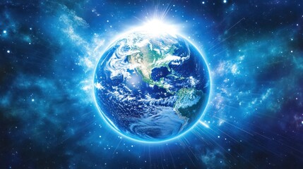 Obraz premium Earth planet space