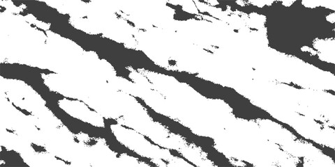Fototapeta premium Grunge world map on a black and white textured background with a paint splash border
