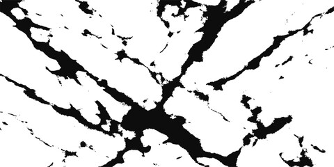 Abstract vector illustration of a black ink splash map of Europe with a grunge texture and dirty paint splatter border