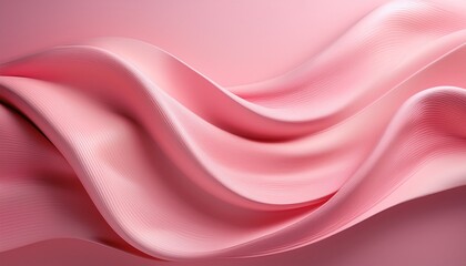 A Soft Pink Wallpaper With Flowing Wave Shapes Ideal For Beauty Related Products Or Events