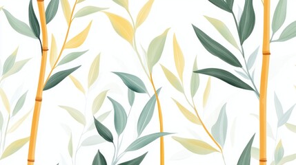 Fototapeta premium Elegant botanical pattern