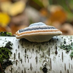 Close-up of a fungus on a tree
