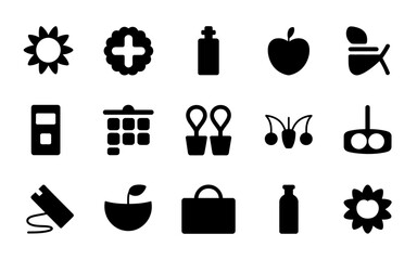 set of icons