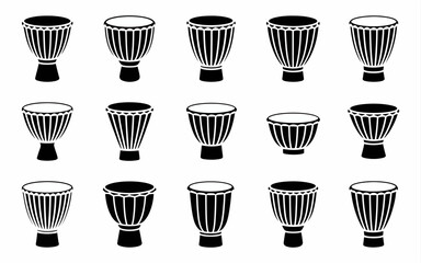 set of different colored glass