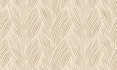 Natural Sand Dune or Wood Grain Abstract Line Art Pattern