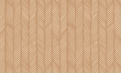 Abstract Wavy Lines Seamless Pattern, Organic Wood Grain Texture Background