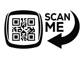 Scan QR code icon. Digital scanning QR code. QR code scan for smartphone. QR code for payment. Scan QR code symbol	