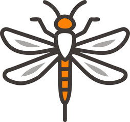 Fish in pond, Dog in garden, Frog on leaf, Chicken coop, Garden cat silhouette, Robin bird, Squirrel, Hedgehog, Snail, Dragonfly, Butterfly, Honeybee Ladybug, Earthworm, 