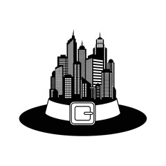 city skyline vector illustration