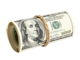 Stack of money coins on a table business environment close-up view financial concept