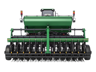 Agricultural seeder isolated on transparent background
