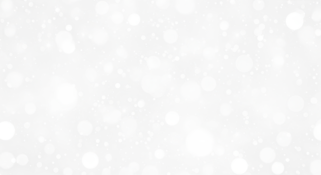Abstract white bokeh isolated on transparent background effect