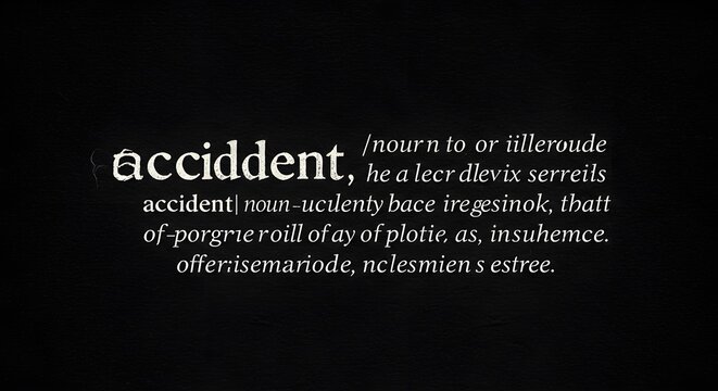 Definition of accident word