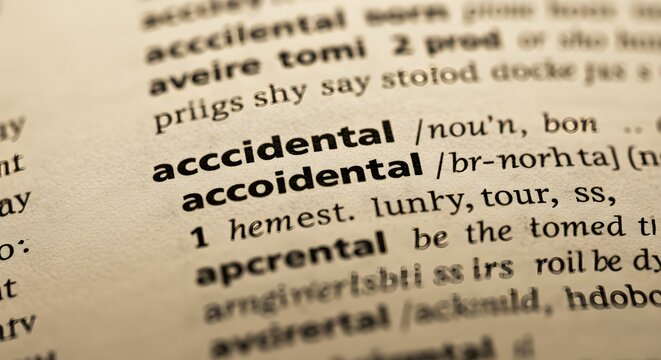 Definition of accidental word in dictionary
