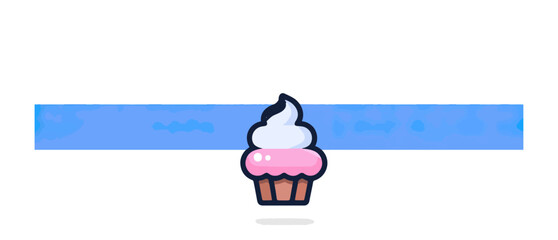 Sweet cupcake design