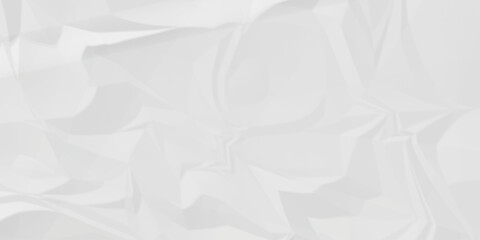 Crumple crushed aged white obsolete rumple craft design. wrinkle ripped creased white crumple aged closeup recycled document grunge paper background.	