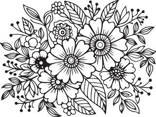 Wildflower Wonders Coloring Pages