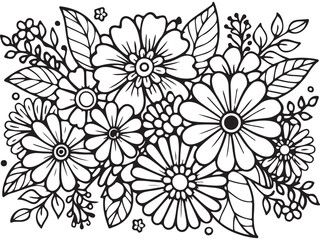 Wildflower Wonders Coloring Pages
