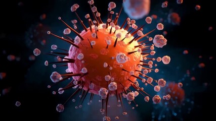 Futuristic medical virus concept art - Powered by Adobe