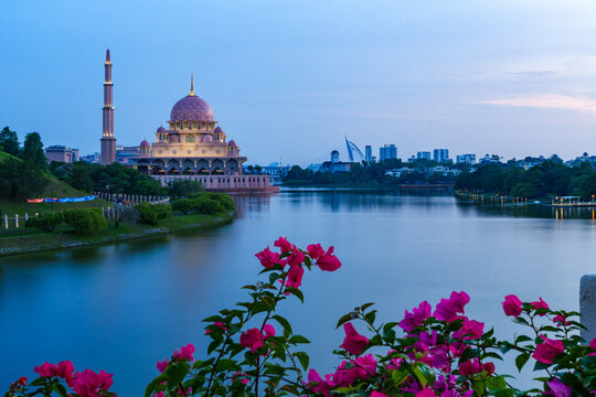 Putrajaya Pink Mouse taken during sunset.