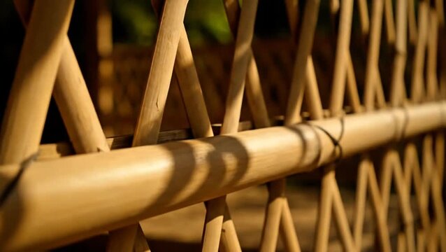 Bamboo Fence Natural, Durable, and Decorative Boundary Solution