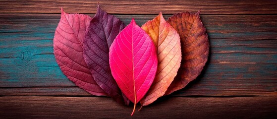 Autumn leaves arranged in a heart shape on a beige background symbolizing love and the season. Romantic fall foliage heart tan backdrop affection concept seasonal change tender