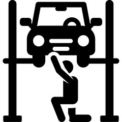 Car service icon 