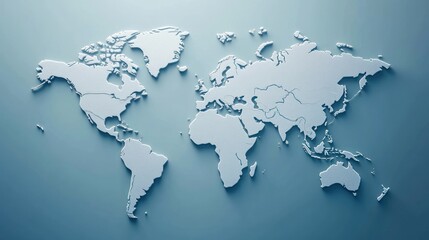 Naklejka premium World map graphic design