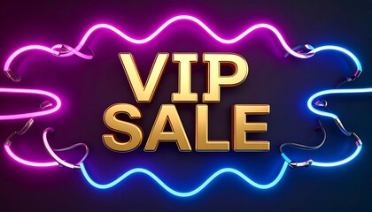 Neon VIP Sale banner